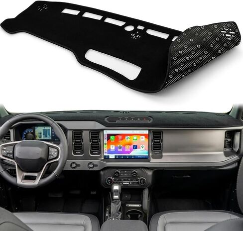 غطاء داش مخصص مناسب لكيا K5 2021 2022 2023 (بدون HUD) غطاء لوحة القيادة داش كوفر داش حصيرة حامي السجاد وسادة الملحقات in Kuwait