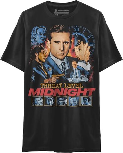 Threat Level Midnight Retro Spy Movie Inspired Unisex Classic T-Shirt in Saudi Arabia