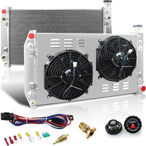 3 Row Core All Aluminum CU622 DPI622 Radiator Assembly Compatible with 1988-1999 89 90 91 92 93 94 95 96 97 Chevy GMC C/K/P/R/V Series 1500 2500 3500 Pickup Suburban Blazer 4.3L 5.0L 5.7L, V8 in Saudi Arabia