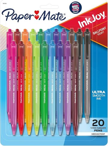 الورق ماتي inkjoy 100rt proper pens ، متوسط ​​نقطة (1.0 مم) ، الحبر الأسود والأزرق ، 72 عدد in Saudi Arabia