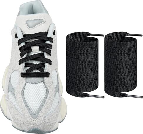 Flat Shoelaces for New Balance Sneakers, 9MM Shoe Laces Strings Replacement for Running Walking Shoes in Saudi Arabia