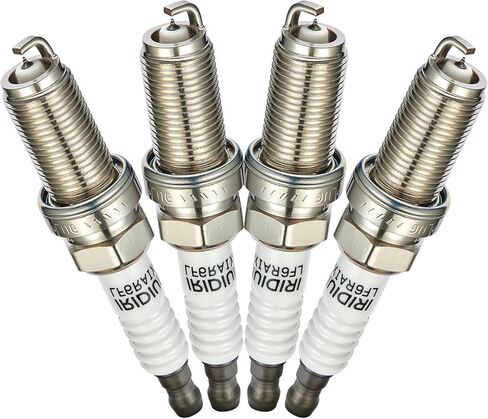 95264 Double Iridium Spark Plugs 4 Pack - Compatible with Mitsubishi Outlander 2014-2020, 2.4L L4 Engine - Replaces DILKR6D11G, 1822A088 Spark Plug in Saudi Arabia