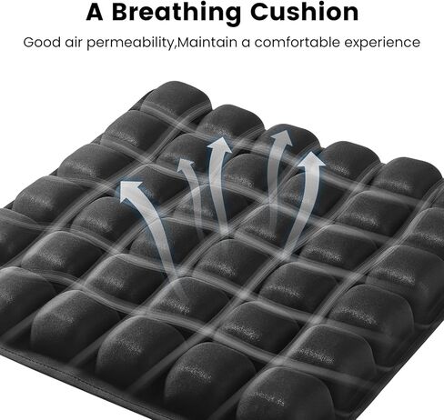 Travel Cushion Inflatable Seat Cushion 3D Air Seat Cushions Adjustable Inflatable Portable Airplane Pad for Wheelchair, Car, Office, Home Living in Saudi Arabia