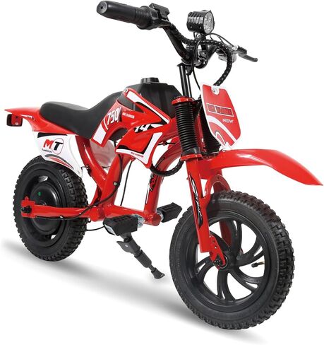 دراجة نارية كهربائية Kids ، 25.2V 300W محرك ووحدة تحكم بدون فرش ، 3 سرعات (10 ميل في الساعة ، 8 أميال) ، LCD ، LED ، Moto Sound ، Twist Grip ، Suppension & Brakes ، لمدة 3-10 سنة ، 110 رطل (الأزرق) in Kuwait