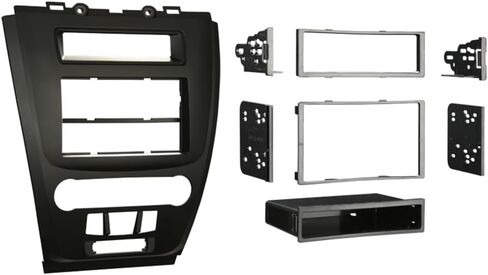 Metra 99-5821B Single or Double DIN Installation Dash Kit for 2010 Ford Fusion and Mercury Milan (Matte Black) in Saudi Arabia
