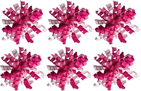 6pcs أقواس مجعد ذاتية اللصق ، 6 "أقواس مسبقة الصنع لالتفاف الهدايا ، قوس قوس قزح لزخرفة السلة ، زجاجة النبيذ ، أقواس حالية لعيد الميلاد ، الحفلات ، شهر الكبرياء ، الذكرى (قوس قزح ، 6 بوصات) in Kuwait
