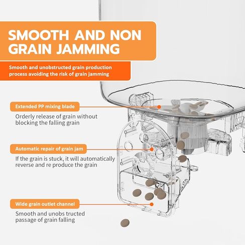 وحدة تغذية القط أوتوماتيكي مع الكاميرا ونافورة الماء 1080p HD Video 2.4G & 5G WIFI Timed Auto Timeer مع التحكم في التطبيق ، القطط المتعددة ، قابلة للفصل لسهولة النظيف الأبيض in Kuwait
