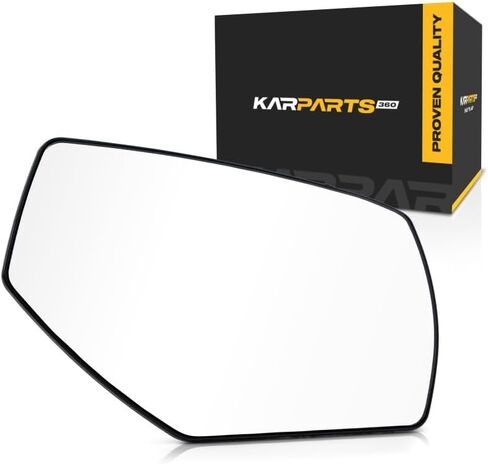 ل Chevy Silverado 2500/3500 HD 2015-2019 Mirror Glass Driver Side | ساخنة | مع لوحة الدعم | نوع زجاج مسطح | استبدال 22919747 | GM1324145 in Saudi Arabia