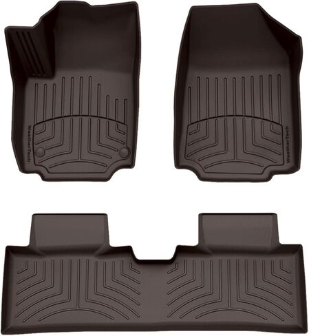 Weathertech Floorliner HP Cutom Fit All Season Suv Floor Mat متوافق مع 2025 Cevrolet Exhinox/GMC Terrain/Terrain Denali 1st & 2nd Roll Black in Saudi Arabia