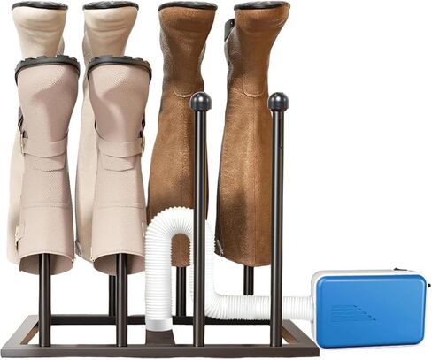 Boot Rack with Drying, Deodorization,Heavy Duty Anti Rollover and Storage Functions, Suitable for Various Boots, Shoes, Gloves, Helmets, With Multifunctional Portable Dryer 600w in Kuwait
