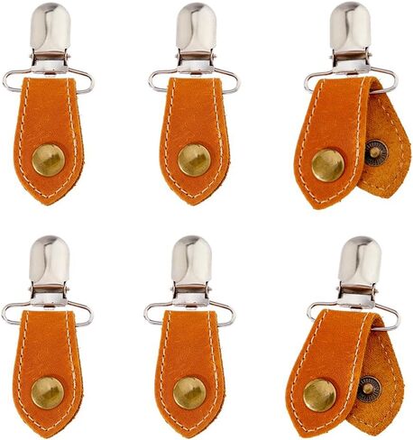 SUPERFINDINGS 6Pcs Pant Leg Clamp Jeans Pant Leg Clamps Straps Clips Holder Motorcycle Shoes Boots Pants Clip Boot Straps Pant Stirrups Clips Black Boot Clips for Boot Shoes in Saudi Arabia