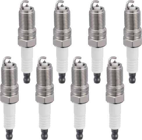 5019 Iridium Spark Plugs 8 Pack - Compatible with GMC Sierra, Yukon Chevy Silverado 1500/2500HD/3500HD, Tahoe, Camaro, Suburban, Corvette, Escalade, Escalade ESV, 5.3L 6.2L Engine in Saudi Arabia