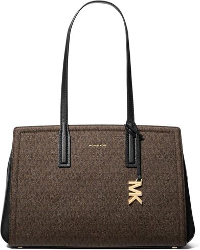 Michael Kors Laila Medium Tote Bag, Gold-Tone Hardware/Mulberry in Saudi Arabia