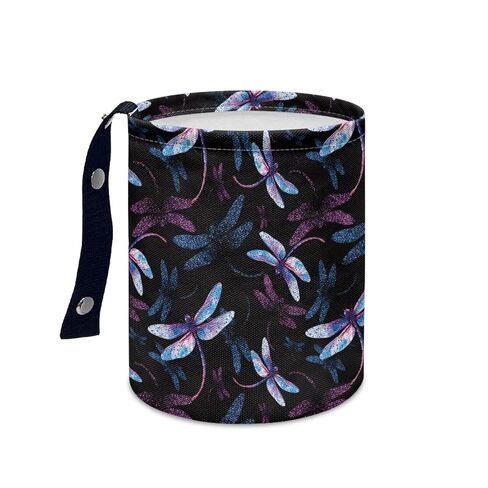 American Flag Car Trash Bin Vehicle Trash Can - Portable Reusable Waterproof Multipurpose Car Organizer Road Trip Essentials in Kuwait