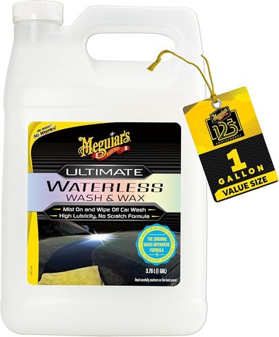 مجموعة غسل MeGuiar Waterless - هذه المجموعة المتميزة التي تفصل المجموعة تفصل الأوساخ والأوساخ بلطف ، وتضيف Shine وتحمي العديد من الأسطح على سيارتك بدون ماء - احصل على نتائج مذهلة تفصل في أي مكان in Kuwait