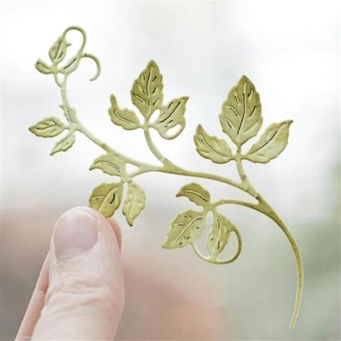 Mvchifay Cutting Dies Christmas Tag Set Metal Stencils Scrapbooking Tool DIY Carbon Steel Embossing Template for Paper Card Making (Hollow Flower Layer-14.3x11cm) in Kuwait