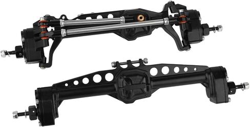 CNC Metal Front and Rear Portal Axles for 1/10 RC Crawler Car Axial SCX10 III AXI03006 AXI03007 Wrangler JL AR45 Axle Upgrade Part (red) in Saudi Arabia