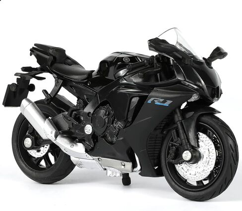 RISOPEN 1:18 لعبة نماذج الدراجات النارية لـ KTM RC 8C Metal Die-Cast مع نموذج دراجة نارية بلاستيكية لـ Welly No Assembly مطلوبة Mini Moto Gift for Adult （Black） in Kuwait