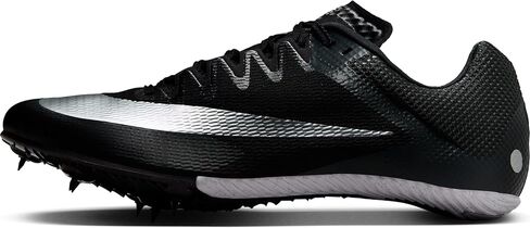 Nike Zoom Track & Field Sprinting Spikes (FZ9663-001 ، Black/Black/Metallic Silver) Size 10.5 in Saudi Arabia