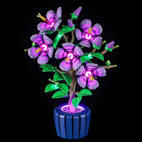 LIGHTAILING Light for Lego-10342 Pretty Pink-Flower Bouquet - Led Lighting Kit Compatible with Lego Building Blocks Model - NOT Included The Model Set in Kuwait