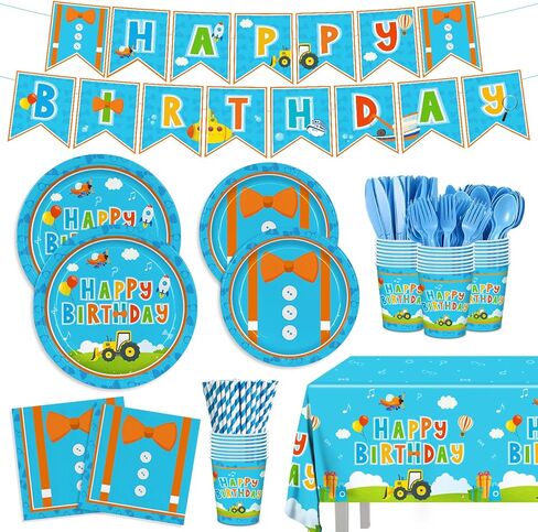 194pcs English Teacher Plates Napkins Cartoon Teacher Party Supplies Tablecloth Banner Paper Cups Straws Boys Cartoon Teacher Birthday Party Decorations Disposable Tableware Set Serve 24 in Saudi Arabia