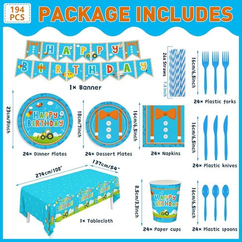 194pcs English Teacher Plates Napkins Cartoon Teacher Party Supplies Tablecloth Banner Paper Cups Straws Boys Cartoon Teacher Birthday Party Decorations Disposable Tableware Set Serve 24 in Saudi Arabia