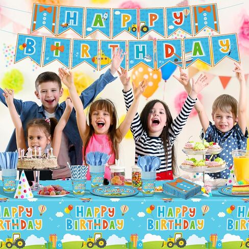 194pcs English Teacher Plates Napkins Cartoon Teacher Party Supplies Tablecloth Banner Paper Cups Straws Boys Cartoon Teacher Birthday Party Decorations Disposable Tableware Set Serve 24 in Saudi Arabia