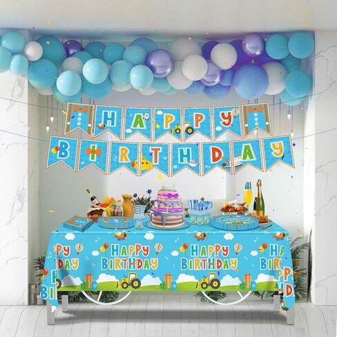 194pcs English Teacher Plates Napkins Cartoon Teacher Party Supplies Tablecloth Banner Paper Cups Straws Boys Cartoon Teacher Birthday Party Decorations Disposable Tableware Set Serve 24 in Saudi Arabia