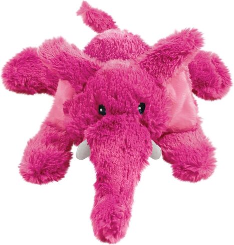Kong - Cozie Elmer Elephant - لعبة Cuddle Indoor Stemeaky Plush Dog Toy - للكلاب المتوسطة ... in Saudi Arabia