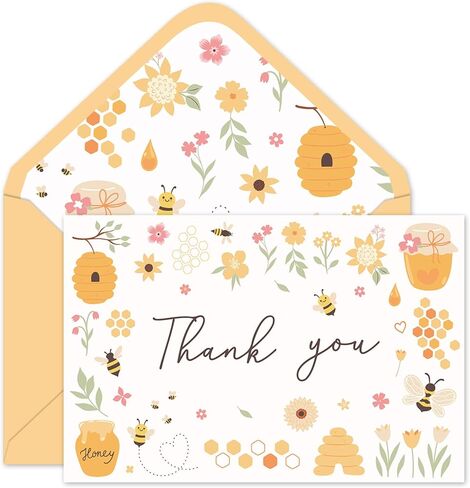 24 Pack Western Cowboy Thank You Cards Brown Cowboy Hat Boots Horse Note Cards with Envelopes Stickers Greeting Blank Cards for Birthday Baby Shower in Kuwait