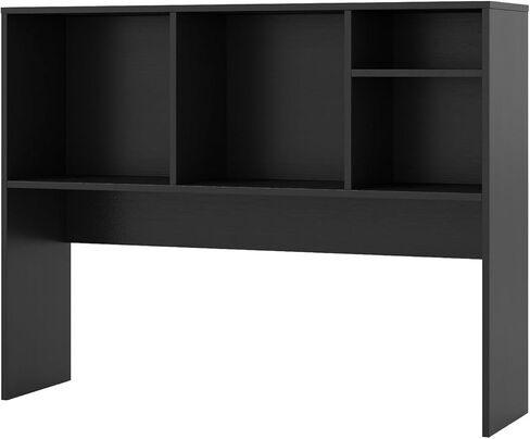 قفص المكتب ، رف سطح المكتب مع 5 أرفف ، رف الكتب المكتبي مع أجهزة مكافحة التعبئة ، منظم رف الكتب من الخشب ، رف مكتب صغير للدراسة ، المكتب ، المسكن (الأبيض ، 5 أرفف) in Kuwait