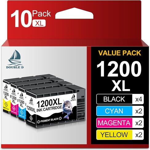 Maxify 1200XL Ink Cartridges Replacement for Canon PGI-1200XL PGI1200XL PGI 1200 XL Ink Work for Canon Maxify MB2720 MB2050 MB2350 MB2320 MB2020 MB2120 Printer (5BK 3C 3M 3Y, 14 Pack) in Kuwait