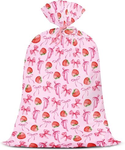 WRAPAHOLIC 56" Extra Large Pink Unicorn Birthday Gift Bag - Have a Magical Birthday Jumbo Bike Bag Gift Wrap for Girls, Baby Shower, Party, Holiday - 56" H x 36" W in Saudi Arabia