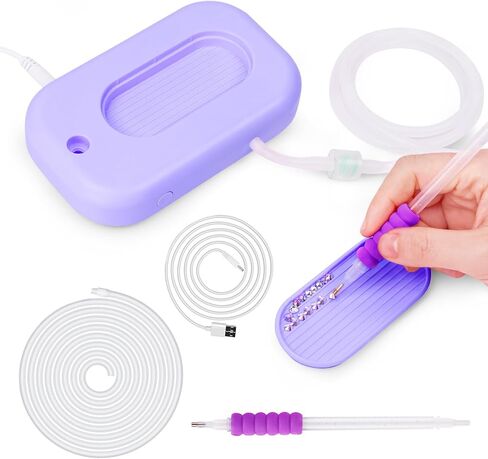 Electric Diamond Painting Pen - Vacuum Diamond Painting Pen with Storage Tray, E Painter for Diamond Painting, Diamond Art Tools & Accessories, No Wax Needed in Saudi Arabia