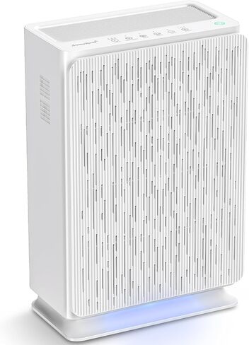 AromaRoom Air Purifiers for Bedroom with True HEPA13 Filters 3-in-1, Pet Air Purifier with Aroma Pad for Wildfires Smoke Pollen Dander, 22dB Quiet Air Cleaners for Baby Room Office Dorm (Blue Light) in Kuwait