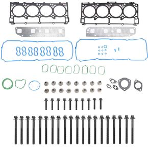 مجموعة حشية الرأس MLS مع مسامير، HS26284PT-1 ES72200، لسيارة دودج تشارجر دورانجو ماغنوم رام 1500/2500/3500، لسيارة جيب كوماندر جراند شيروكي، لسيارة كرايسلر 300 أسبن، 2003-2008، 5.7L V8 OHV Vin Code: D 2 in Kuwait