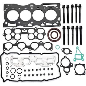 LIMICAR Head Gasket Set w/Head Bolts HS26261PT Compatible with 2002-2006 Altima Sentra 2.5L QR25DE