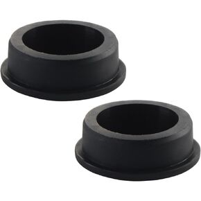 20Pcs High Temp Silicone Plug, Mount Dia 7mm/0.27 inch Soft Rubber Stopper Sealing Plugs for Powder Coating Plating Waterproof Lab Plugs Hole Plugs Black(OD 14mm)