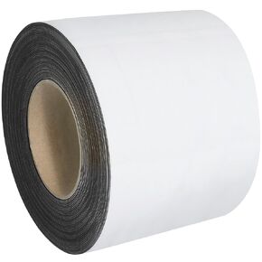 Poly Bag Guy Warehouse Labels, Magnetic Rolls, 4" x 50', White, 1/Case