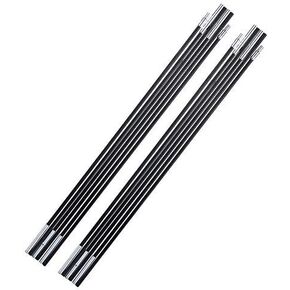 2 Pcs Cam Tent Poles Fiberglass Tent Tarp Rods Tent Pole Bars Foldable Retractable Sunshelter Support Rods Awning Frames Kit Replacement Parts for Outdoor Cam Backpacking 12 Person Tent C