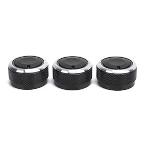 Air Conditioning Control Knobs Replacement Knobs Air Conditioner Switch Button Control Knob Replacement 3PCS Car Air Condition Switch Thermal Controller Knob Replacement for Vios 2002‑2014