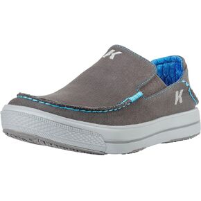 Korkers Men's Fish Moc Tarpon w/Fixed Kling-On Deck Soles