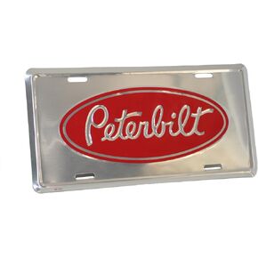 Peterbilt Motors Trucking Company Deluxe License Plate