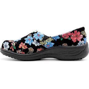 Laforst Womens Professional Waitress Nonslip Leather Upper Clog