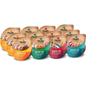 Nulo Freestyle Cat & Kitten Wet Cat Food Signature Stew, Premium All Natural Grain-Free Cat Food Topper with No Added Minerals or Preservatives and High Animal-Based Protein 12 Count (Pack of 1)