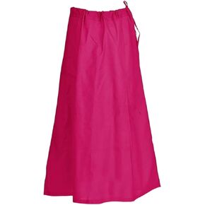 LAPSHA'S Saree Petticoat Cotton Fine Stitched Adjustable Waist Saree Underskirt Lining Skirt