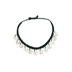 Cowrie Shell Necklace, Seashell Necklace, Cowry Choker, Afrocentric Necklace