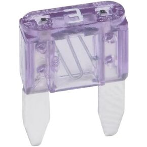 Bussmann ATM-3 Violet ATM 3 Amp Fast-Acting Automotive Mini Blade Fuses - 5 per Box5