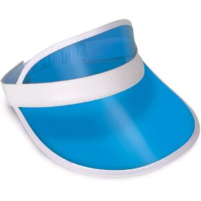 Clear Purple Plastic Dealer's Design Visor