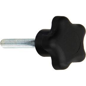 Innovative Components - AN5C20005S3--21 AN5C20005S321 1.75" Star knob 5/16-18 x 2.00" steel zinc stud black pp (Pack of 10)